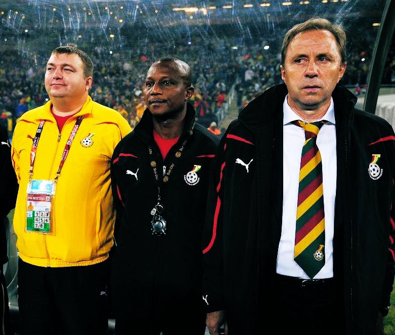 Nenad Glisic (left) was a key man to Milo when they worked with the Black Stars