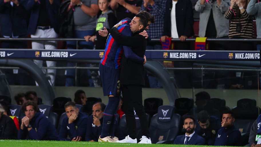 Xavi makes Gerard Pique admission after Barcelona career ends on low