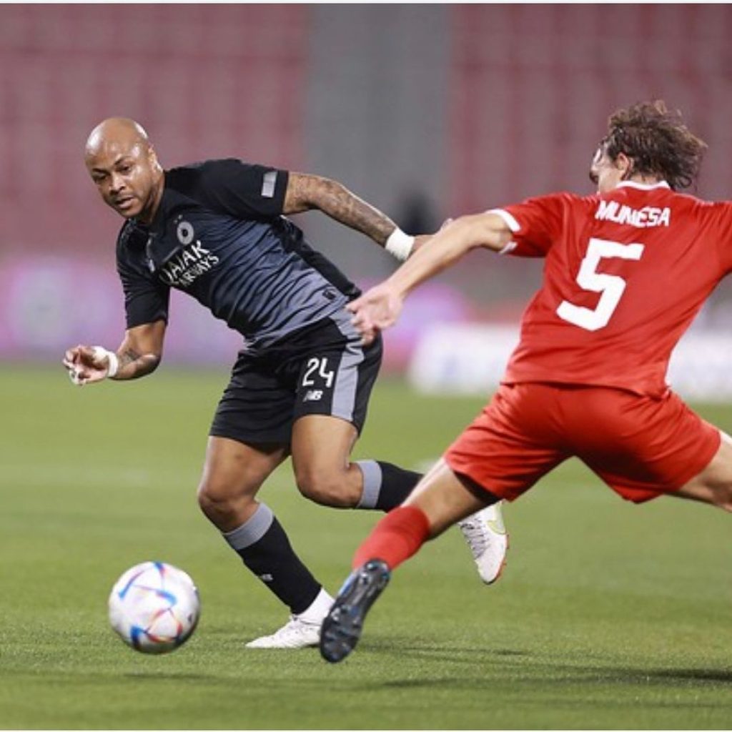 Andre Ayew on cloud nine after helping Al Sadd secure second straight win 
