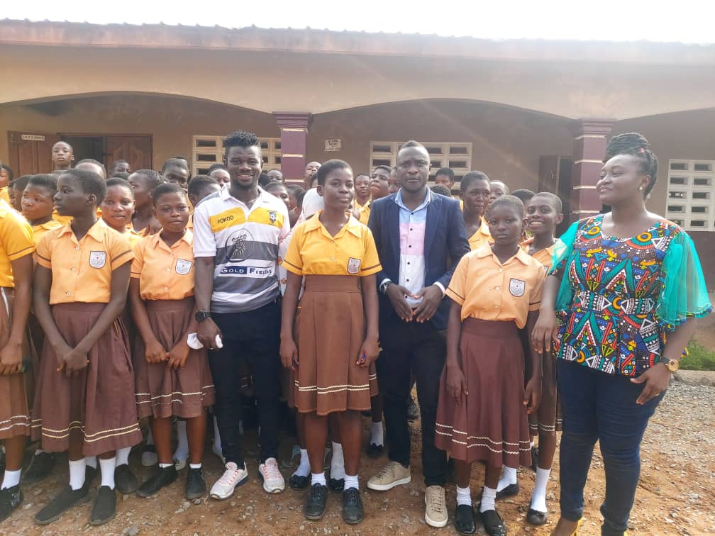 Medeama spend time at local community school in Tarkwa to mark International Day of Education 2023