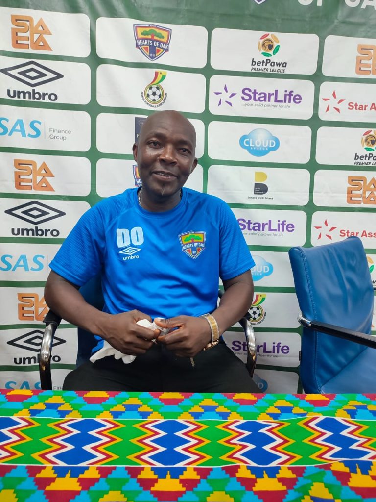 Hearts of Oak coach David Ocloo not giving up on Ghana Premier League title
