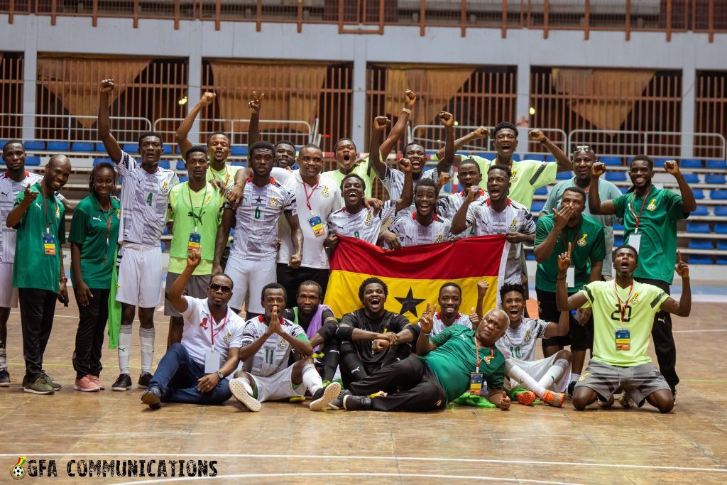 Ghana Futsal Team makes history with first AFCON appearance in 28 years